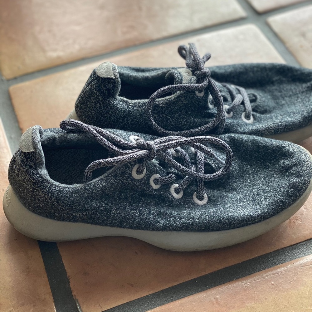 Allbirds grey wool runners